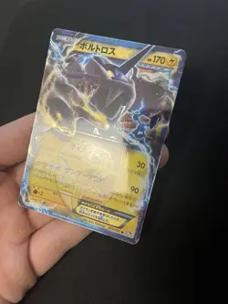 Thundurus EX 020/051 LP Holo Ultra Rare Japanese Pokemon Cards Black White - Image 2