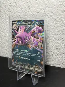 Team Rocket's Nidoking ex Pokemon Destined Rivals 119/182 Double Rare NM - Image 2