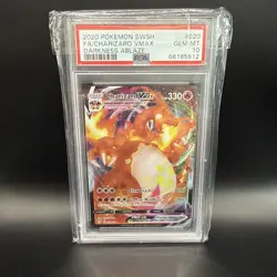 💎 PSA 10 💎 CHARIZARD VMax 2020 Pokemon Darkness Ablaze 20 Full Art GEM MINT 📈 - Image 1