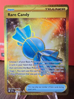 Pokemon TCG Rare Candy 256/198 Scarlet & Violet Base Set Hyper Rare NM - Image 1