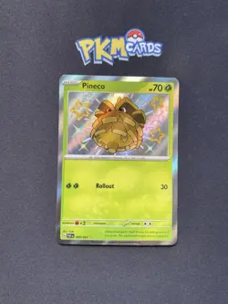 Pokemon TCG Pineco Paldean Fates 099/091 Baby Shiny Rare NM. - Image 1
