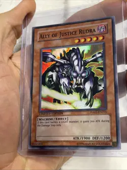 Ally of Justice Rudra - HA01-EN016 - Super Rare - Limited Edition NM YuGiOh! - Image 1