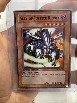 Ally of Justice Rudra - HA01-EN016 - Super Rare - Limited Edition NM YuGiOh! - Image 2
