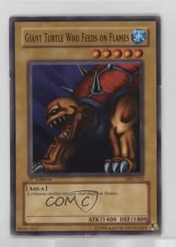 Giant Turtle Who Feeds on Flames 1st Ed. YuGiOh Magic Ruler Booster 2002 0j7v - Image 1
