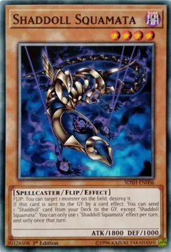 SDSH-EN006 SHADDOLL SQUAMATA COMMON 1ST EDITION YuGiOh CARD - Image 1