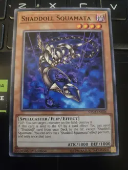 SDSH-EN006 SHADDOLL SQUAMATA COMMON 1ST EDITION YuGiOh CARD - Image 1