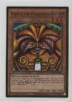 Exodia the Forbidden One 1st Ed. YuGiOh Maximum Gold: El Dorado #MGED-EN005 4f5 - Image 1