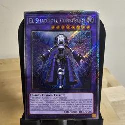 Yugioh! El Shaddoll Construct - RA04-EN229 - Platinum Secret Rare - 1st Edition - Image 1