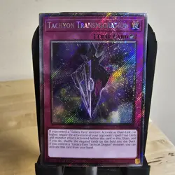 RA04-EN220 Tachyon Transmigration Platinum Secret Rare 1st Ed YuGiOh - Image 1