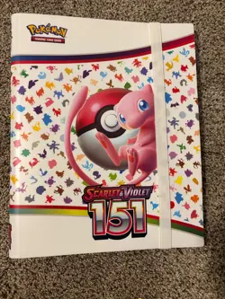 Pokemon 151 Binder With 30 EX cards or better inside plus ONE VINTAGE CARD - Image 1