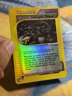 Strength Charm 150/165 Expedition E Reader Series Set Reverse Holo Pokemon Card - Image 3