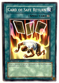YuGiOh! - Card of Safe Return - SDZW-EN021 - 1st Edition - Common - Image 1