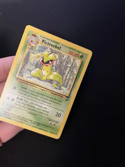 Victreebel 32/130 EXC Non Holo Rare Base Set 2 Pokemon Card Vintage 1999 WOTC 2 - Image 2