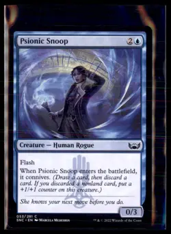 Magic: The Gathering Psionic Snoop Streets of New Capenna 053/281 4 Card Lo - Image 1