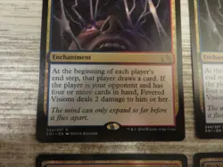 4x Fevered Visions - Shadows over Innistrad - NM - 1x English 3x German - MTG - Image 2