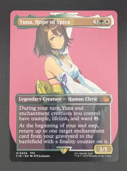 MTG Yuna Hope of Spira 0404 - Mythic Borderless Non foil - Final Fantasy - Mint - Image 1