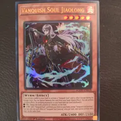 Vanquish Soul Jiaolong - AGOV-EN018 - Ultra Rare - 1st Edition NM YuGiOh! Age o - Image 1