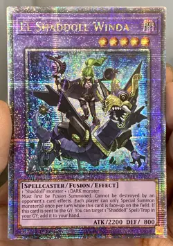 1xCopy El Shaddoll Winda RA04-EN052 Quarter Century Secret Rare 1st NM w/Track - Image 1