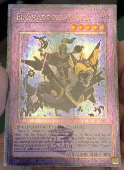1xCopy El Shaddoll Winda RA04-EN052 Quarter Century Secret Rare 1st NM w/Track - Image 5