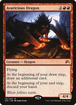 1x FOIL Avaricious Dragon - Origins 2015 - NM - German - MTG - Image 3