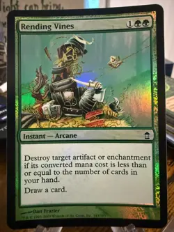 MTG Magic the Gathering Saviors of Kamigawa Holo Rending Vines - Image 1