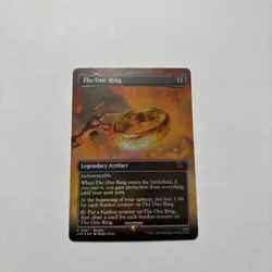 Mtg The One Ring Foil Boarderless #0451 - Image 1