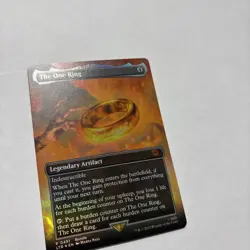 Mtg The One Ring Foil Boarderless #0451 - Image 2