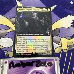 Y’shtola Night’s Blessed M 0191 Final Fantasy FOIL BORDERLESS MTG - Image 1