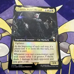 Y’shtola Night’s Blessed M 0191 Final Fantasy FOIL BORDERLESS MTG - Image 2