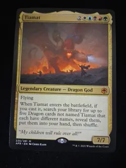 Tiamat #235 D&d Adventures In The Forgotten Realms MTG AFR - Image 1
