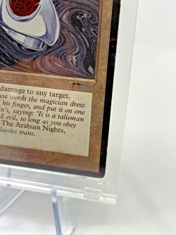ARABIAN NIGHTS - Aladdin's Ring - Played MTG Magic the Gathering Card in Holder - Image 4