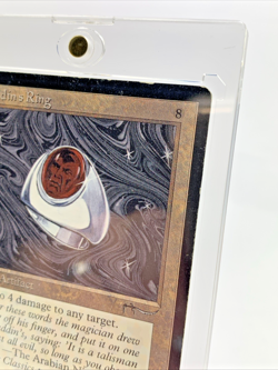 ARABIAN NIGHTS - Aladdin's Ring - Played MTG Magic the Gathering Card in Holder - Image 5