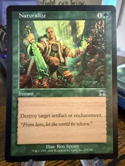 MTG Magic the Gathering Onslaught Naturalize - Image 1