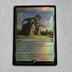MTG [Overgrown Farmland] FOIL Doctor Who #292 Rare NM/Unplayed **Ships Free** - Image 1