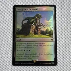 MTG [Overgrown Farmland] FOIL Doctor Who #292 Rare NM/Unplayed **Ships Free** - Image 2