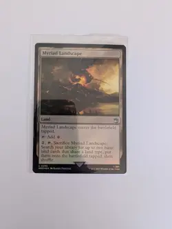 MtG Myriad Landscape Foil U 0290 Doctor Who Magic Gathering - Image 1