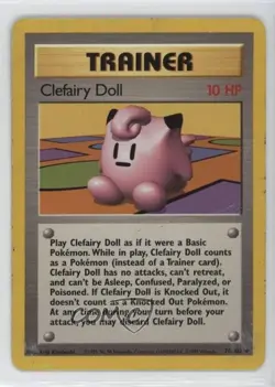 Clefairy Doll Pokemon Base Set #70 1999 u8h - Image 1