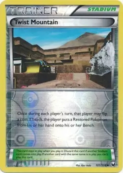 Twist Mountain - 101/108 - Uncommon - Reverse Holo NM, English Pokemon Dark Expl - Image 1