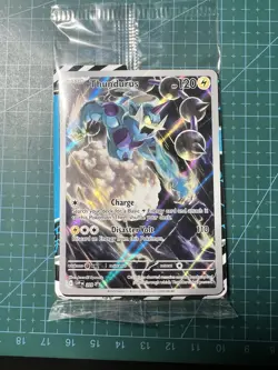 Thundurus IR Black Bolt Promo Pokemon Card TCG - Image 1