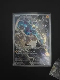 (Pokemon Center Exclusive) Thundurus IR Black Bolt Promo Pokemon Card TCG - Image 1