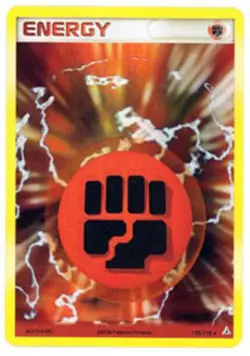 Fighting Energy - 110/110 - Holo Rare LP, English Pokemon EX Holon Phantoms - Image 1