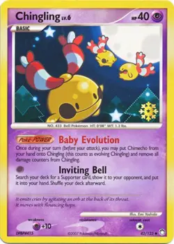 Chingling - 42/123 - Pokemon Countdown Calendar Promo LP, English Pokemon Pokemo - Image 1