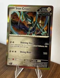 Pokemon TC Iron Crown Holo Rare (132/191) - Image 2
