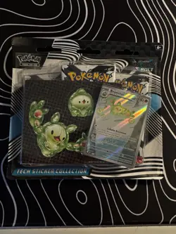 PRESALE Pokemon Black Bolt 3-Pack Tech Sticker Blister - NEW SEALED - Image 1