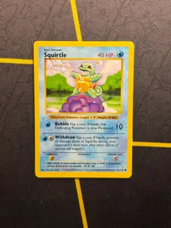 Squirtle 63/102 - Pokemon Base Set Shadowless WOTC - LP - Image 1