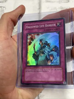 Yu-Gi-Oh! Hallowed Life Barrier #SOD-EN060 Lightly Played LP Yugioh! Card Holo - Image 1