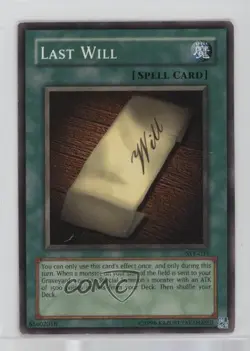 Last Will Unlimited YuGiOh Starter Deck Yugi Evolution #SYE-031 2004 0j7v - Image 1