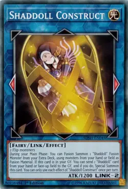 SDSH-EN044 SHADDOLL CONSTRUCT COMMON 1ST EDITION YuGiOh CARD - Image 1