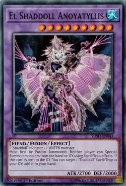 SDSH-EN043 EL SHADDOLL ANOYATYLLIS COMMON 1ST EDITION YuGiOh CARD - Image 1
