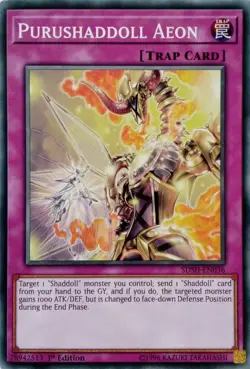 SDSH-EN036 PURUSHADDOLL AEON COMMON 1ST EDITION YuGiOh CARD - Image 1